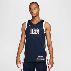 Nike Team USA Wordmark Road 2024 Kids Jersey