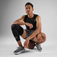 Genouillère Mc David HEX Viz Black Pink