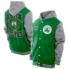 Boston Celtics New Era Throwback Varsity Jacket