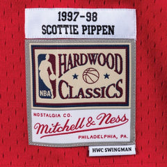 Maillot Rétro Mitchell & Ness NBA Scottie Pippen 1998 Red