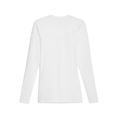 Haut de Compression à manche longue Puma Hoops Team Baselayer Blanc