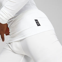 Haut de Compression à manche longue Puma Hoops Team Baselayer Blanc