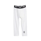 Puma Hoops Team 3/4 Tight Baselayer Compression Leggings White