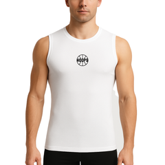 Débardeur de compression Hoops Blanc
