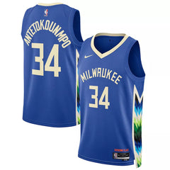 Maillot Enfant Nike NBA City Edition Giannis Antetokounmpo 22/23