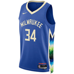 Maillot Enfant Nike NBA City Edition Giannis Antetokounmpo 22/23