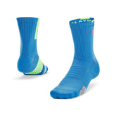 Curry Playmaker Socks Blue Pink