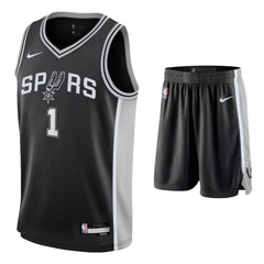 Tenue Enfant NBA Icon Victor Wembanyama San Antonio Spurs (Maillot + Short)
