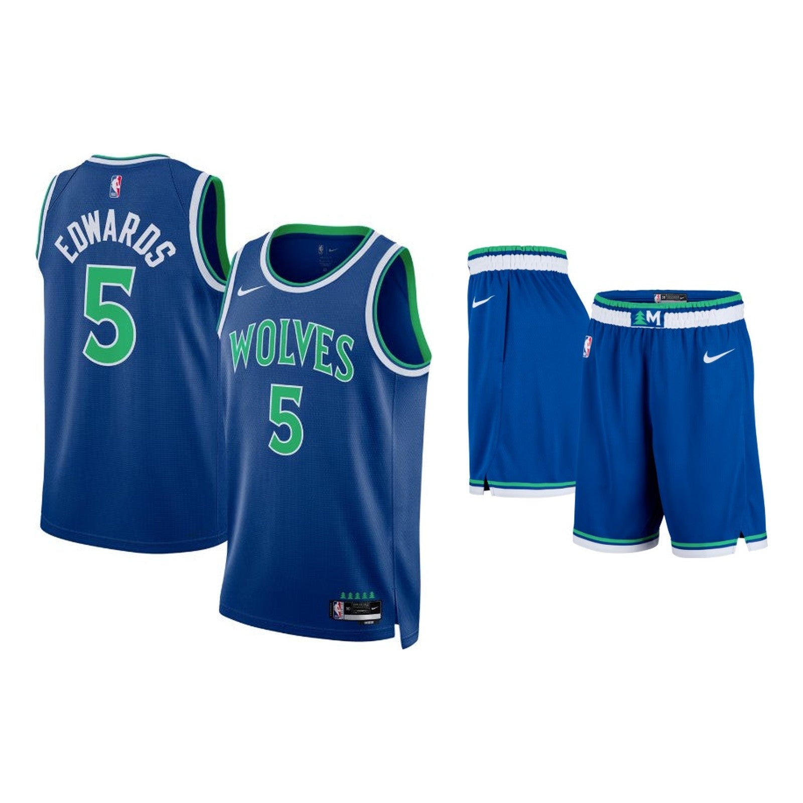 Tenue Enfant NBA Icon Anthony Edwards Minnesota Timberwolves (Maillot + Short)