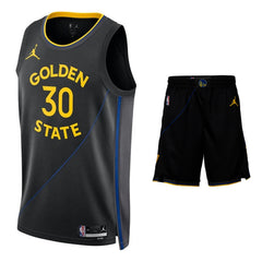 Tenue Enfant NBA Statement Stephen Curry Golden State Warriors (Maillot + Short)