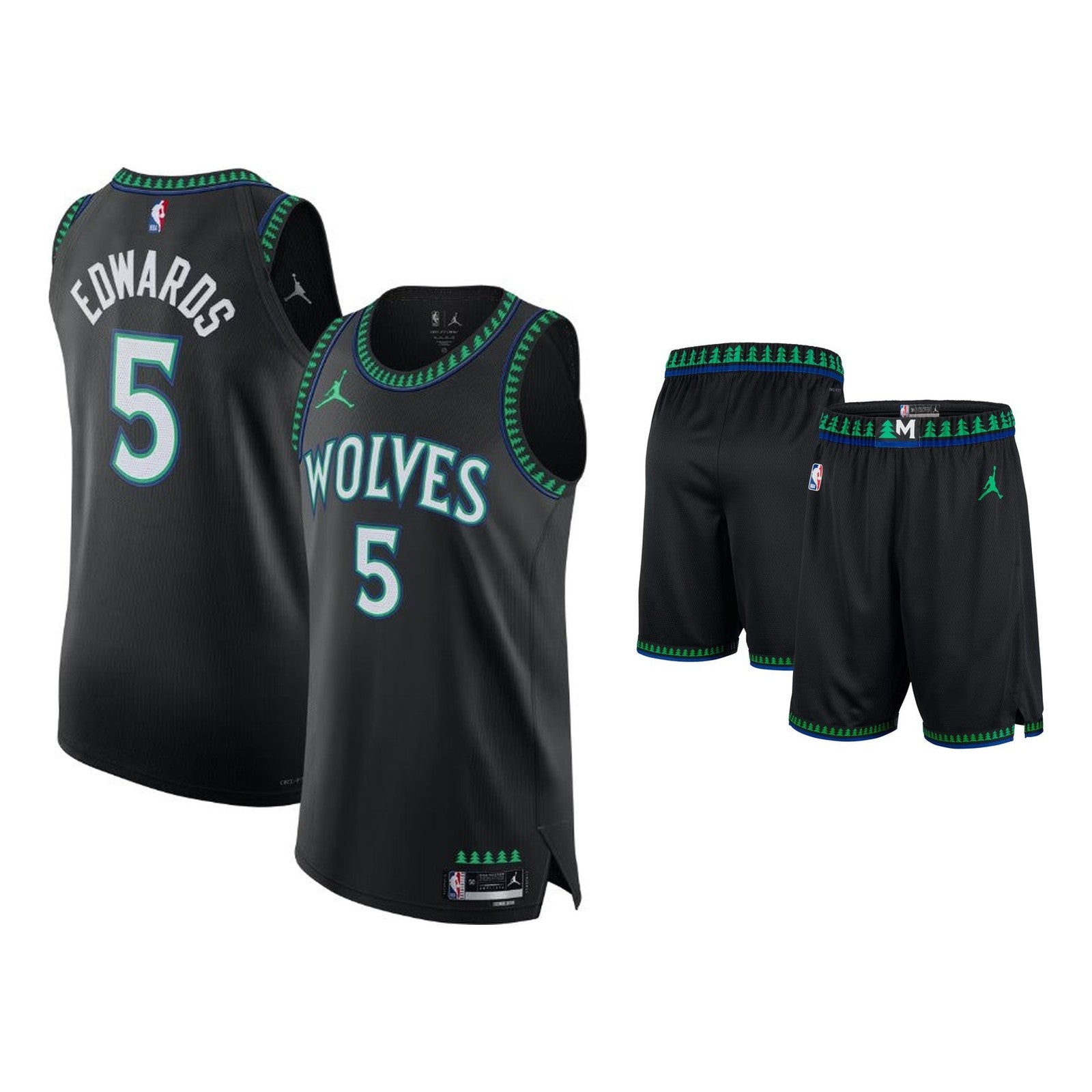 Tenue Enfant NBA Statement Anthony Edwards Minnesota Timberwolves (Maillot + Short)