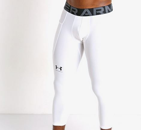 Under Armor HeatGear ¾ Compression Leggings white