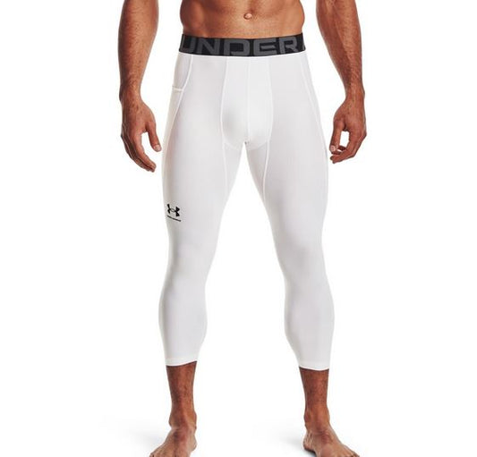 Under Armor HeatGear ¾ Compression Leggings white