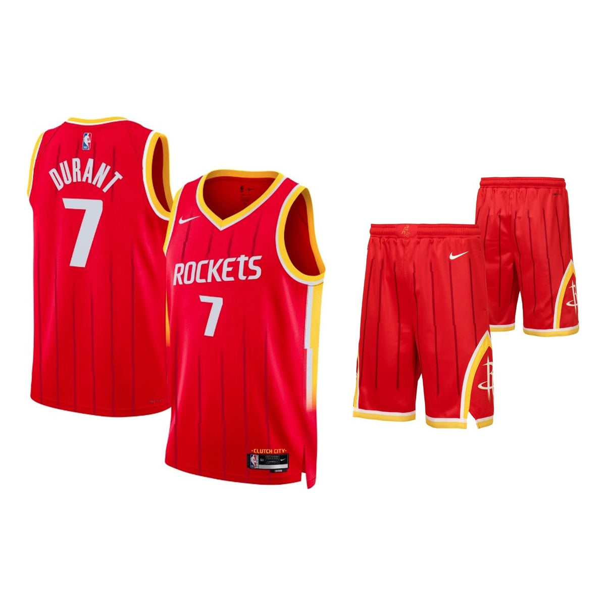 Tenue Enfant NBA Icon Kevin Durant Houston Rockets (Maillot + Short)