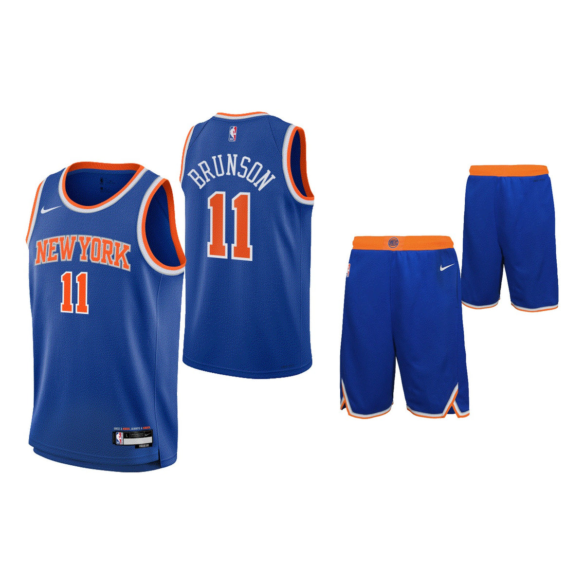 Tenue Enfant NBA Icon Jalen Brunson New York Knicks (Maillot + Short)