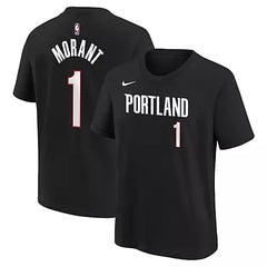 T-shirt Enfant Nike Icon Name & Number Ja Morant Portland Trail Blaizers