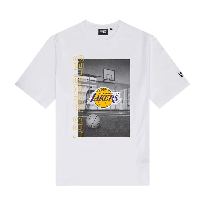 T-Shirt NBA Photographic Los Angeles Lakers New Era