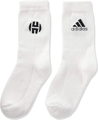 HARDEN BB SOCKS WHT/BLK
