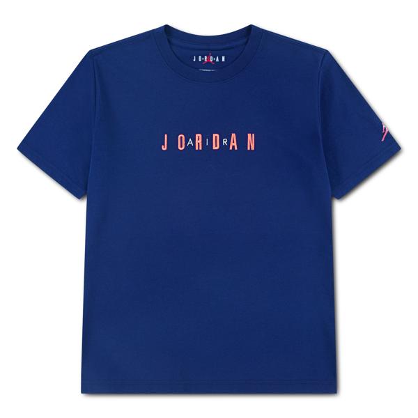 Jordan Wordmark EMB White Children's T-Shirt 