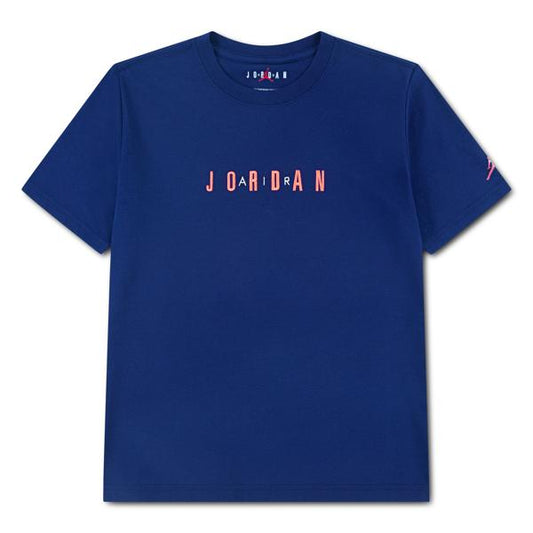 Jordan Wordmark EMB White Children's T-Shirt 