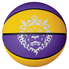 Ballon de Basketball Nike Playground 2.0 8P Lebron JAMES Violet & Jaune