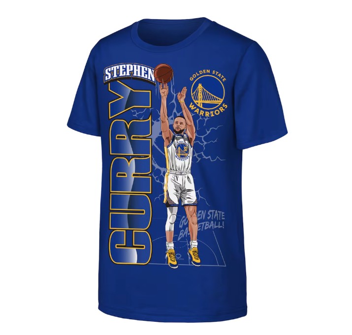T-shirt NBA Enfant Stephen Curry Golden State Warriors Height