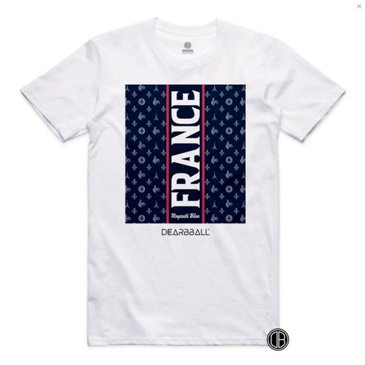 DearBBall T-Shirt - FRANCE Royauté Blue Edition