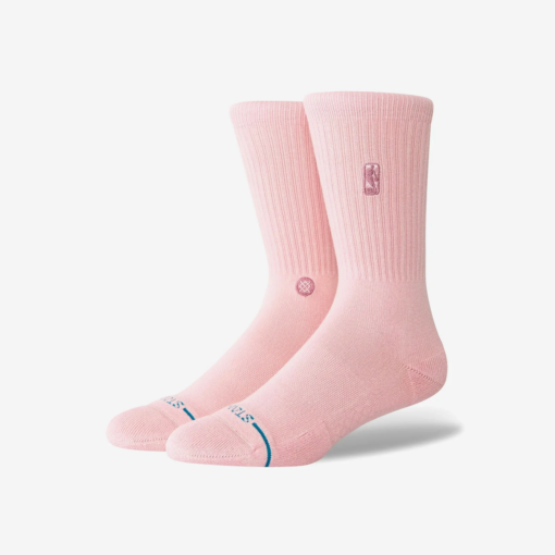 Chaussettes Stance Logoman Wash Crew Rose