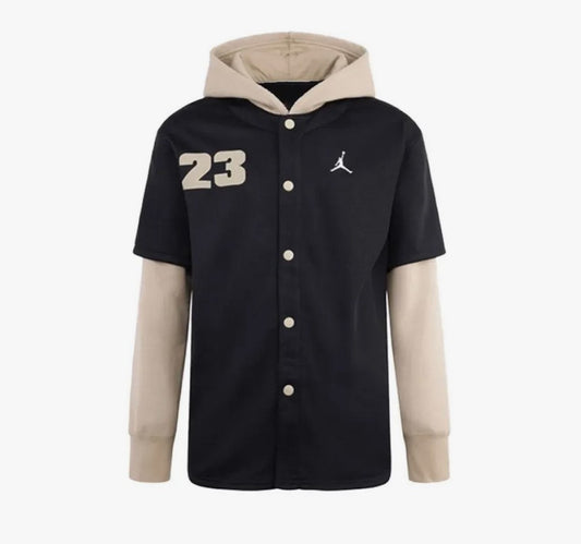 Sweat Enfant Jordan Baseball Noir Marron