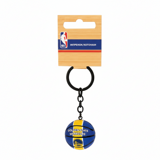 Porte Clés Nba Golden States Warriors 3D Ball