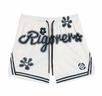 Rigorer Short Flower Blanc