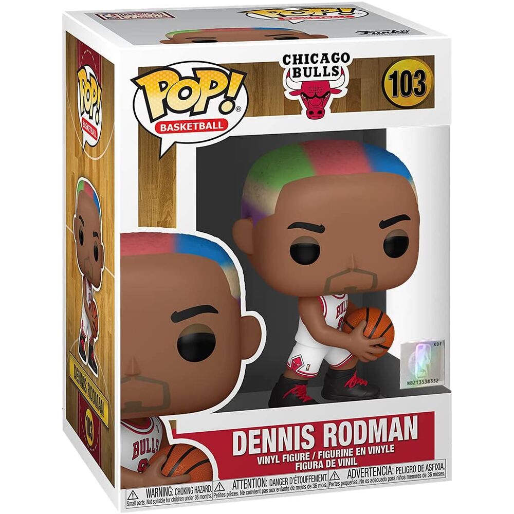 Figurine Funko Pop NBA Legends Dennis Rodman Bulls Home