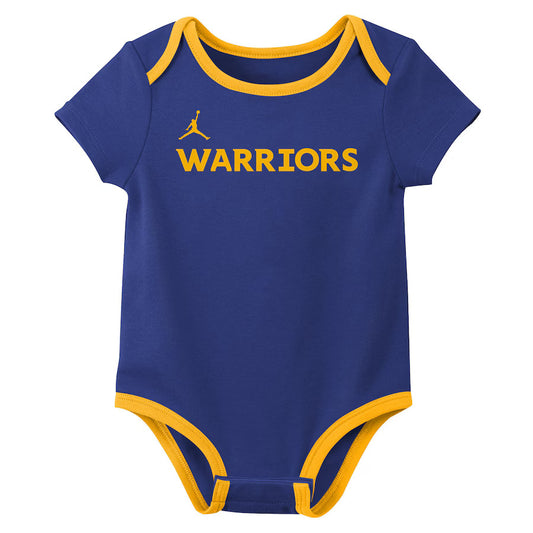 Jordan 3 Piece Creeper Set Golden States Warriors