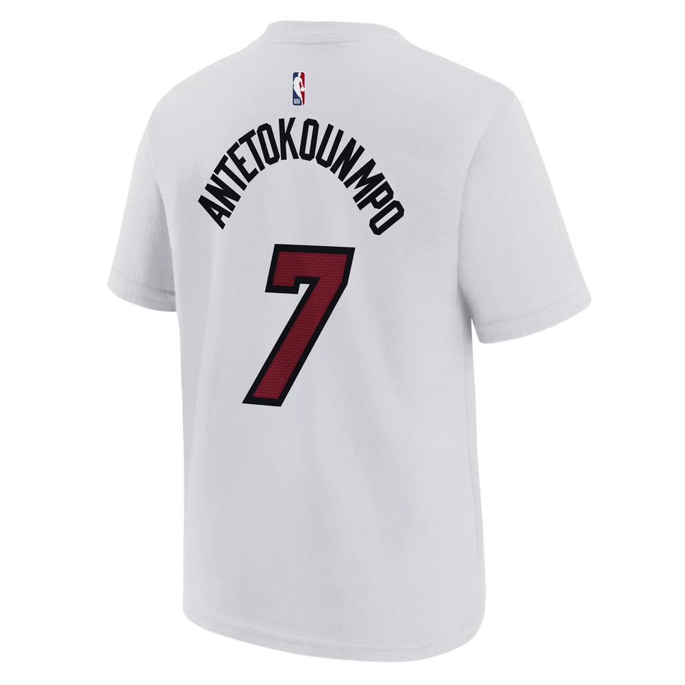 Giannis Antetokounmpo Nike Miami HEAT association Enfant Name & Number Tee