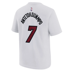 Giannis Antetokounmpo Nike Miami HEAT association Enfant Name & Number Tee