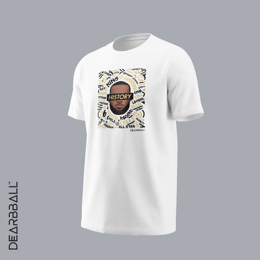 DearBBall T-Shirt - History King White