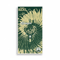 Serviette De Plage NBA Milwaukee Bucks Tie and Dye