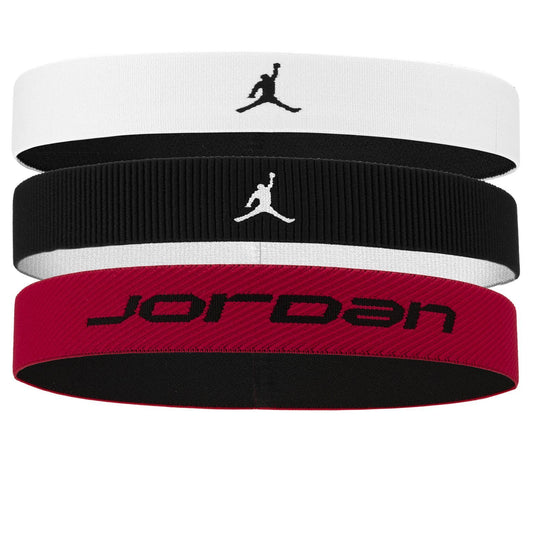 Pack 3 Bandeaux élastique Sport Wide Jordan WhiRedBla
