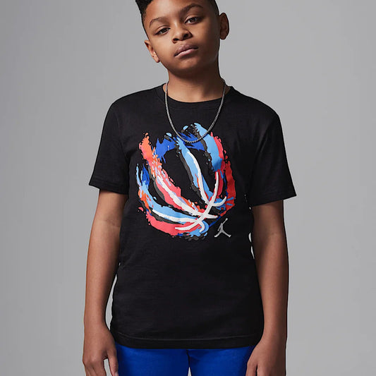 Tee-Shirt Enfant Jordan BBall Fire Black