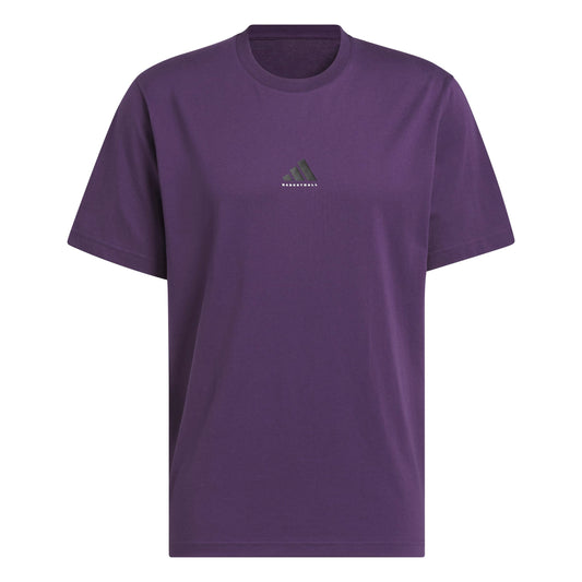 T-Shirt Adidas Basketball Violet