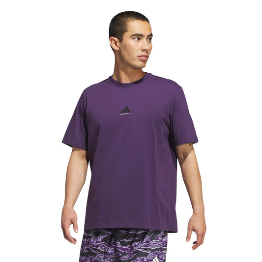 T-Shirt Adidas Basketball Violet
