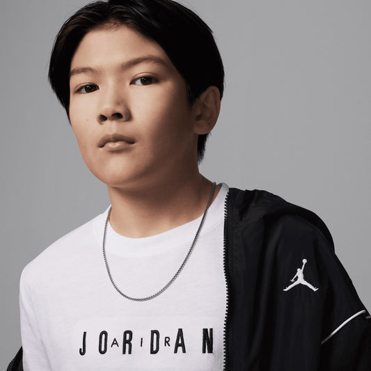 Tee-Shirt Enfant Jordan Wordmark EMB White