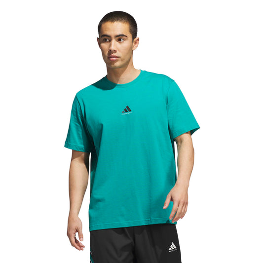 T-Shirt Adidas Basketball Aqua
