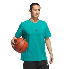 T-Shirt Adidas Basketball Aqua