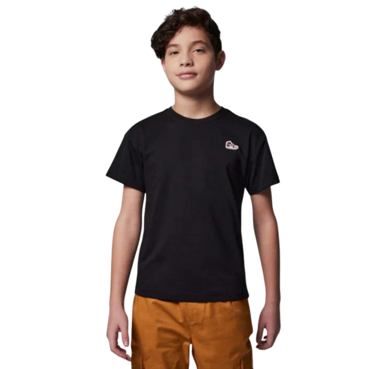 T-shirt Enfant Air Jordan 1 Patch Black White