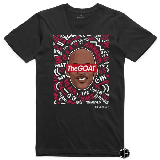 DearBBall T-Shirt - THE GOAT WORDS MATTER Noir