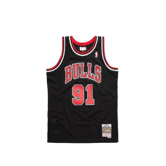 MITCHELL & NESS RETRO CHICAGO BULLS DENNIS RODMAN #91 BLACK