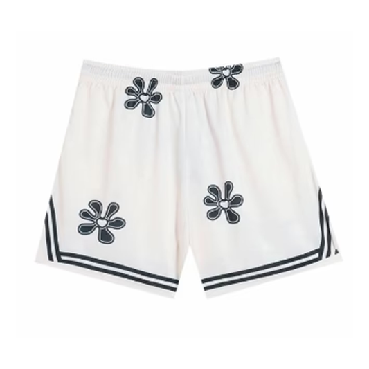 Rigorer Short Flower Blanc