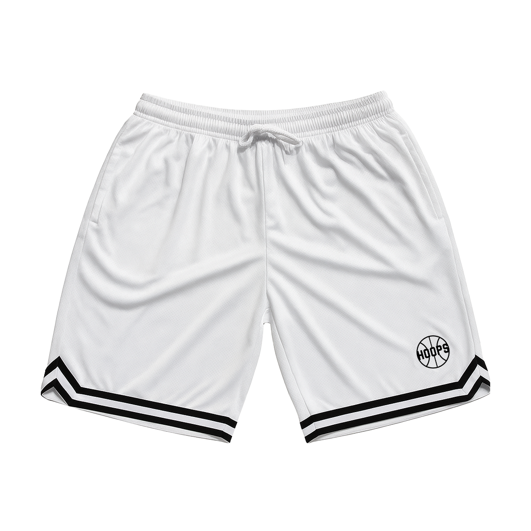 Short Hoops Blanc