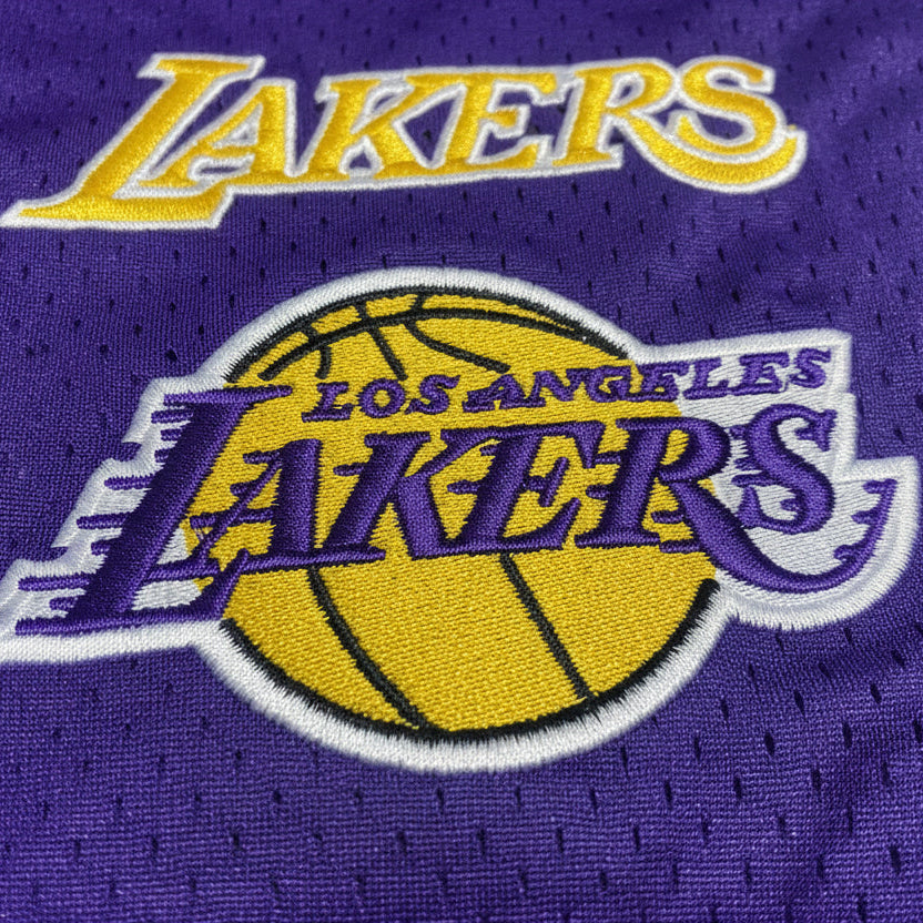 Short New Era mesh Los Angeles Lakers violet 